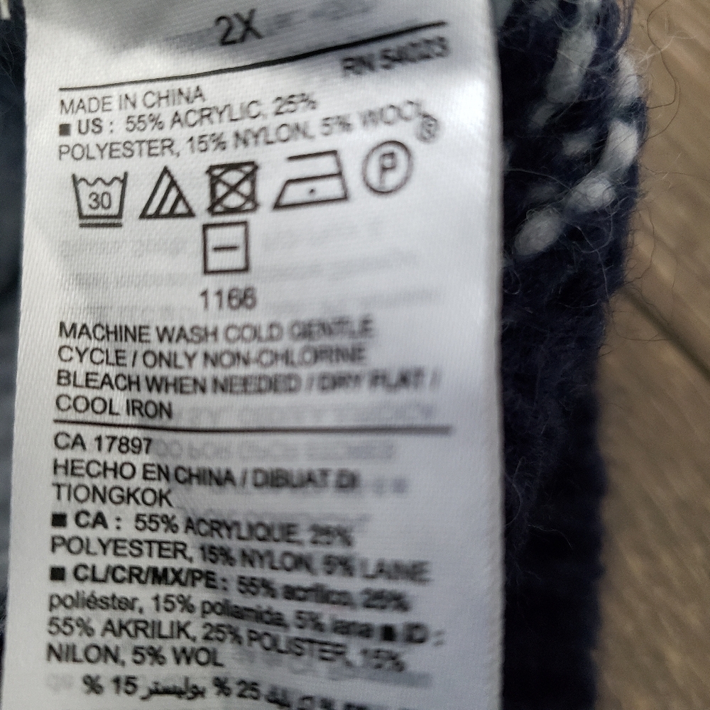 Old Navy Rainbow Knit Sweater Women's 2X multicolor - Picture 7 of 9